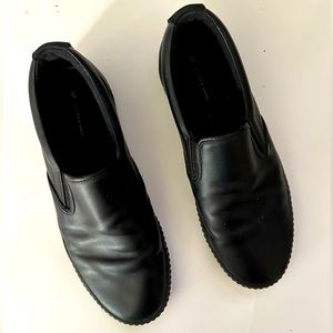Rare Andrew Marc Riverside Slip on shoes, black, Men’s 10.5